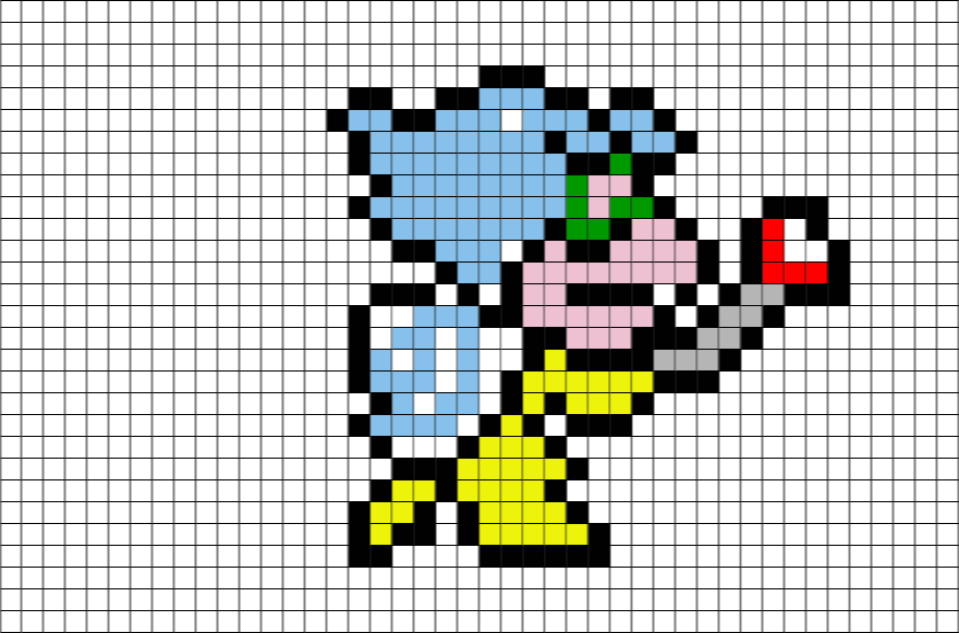Ludwig Von Koopa Pixel Art (880x581), Png Download