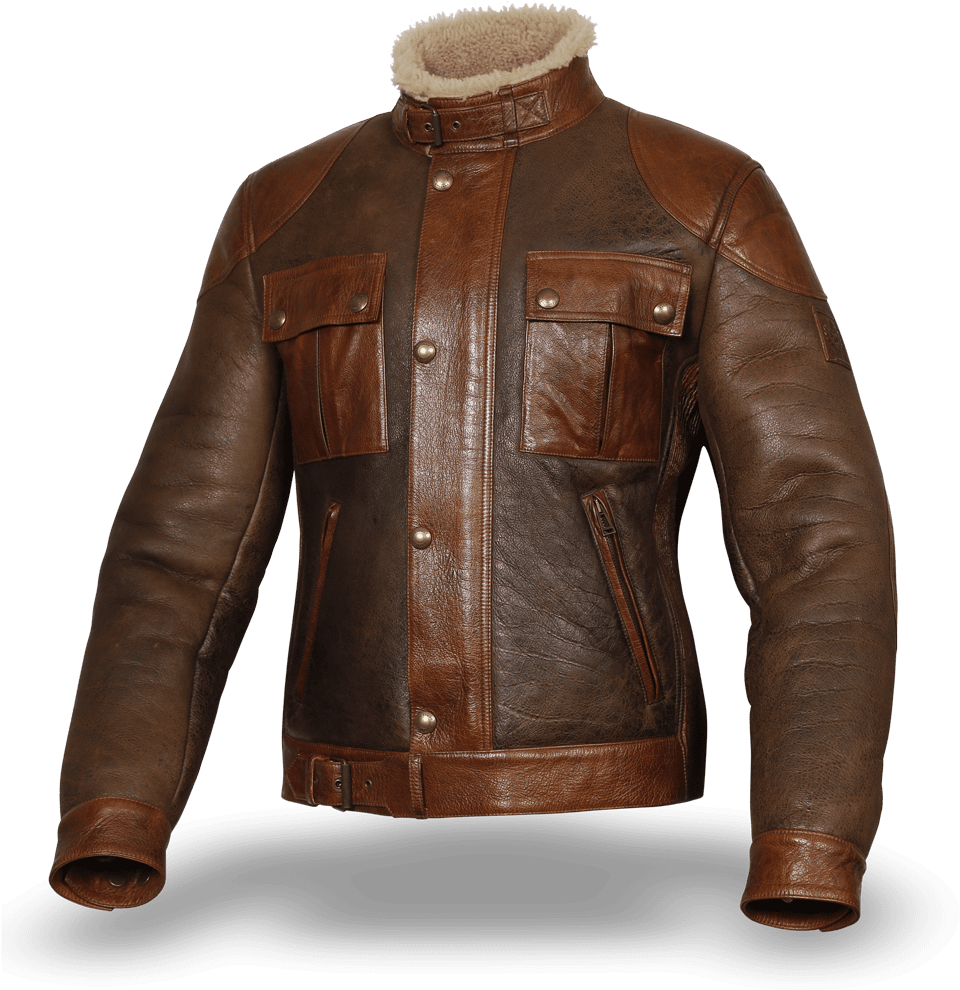 Gotlands Fashion - Belstaff Gangster Shearling (1070x1360), Png Download
