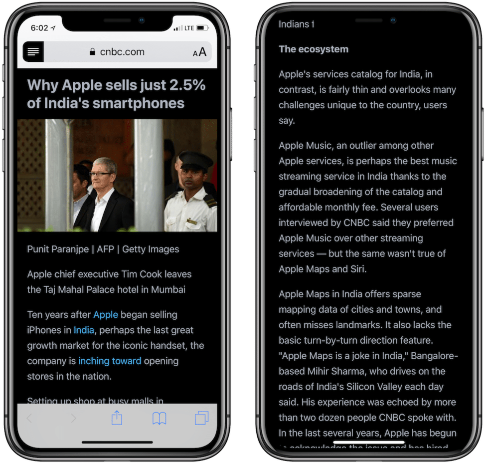 Neither Instapaper Or Pocket Have A True Black Theme - Iphone (1005x995), Png Download