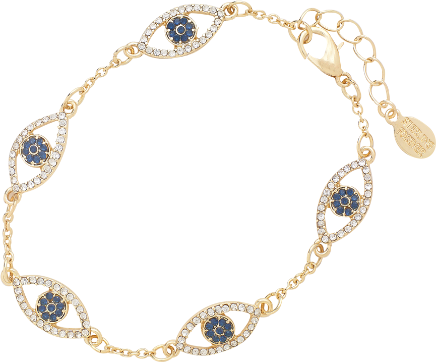 Buy Gold Evil Eye Bracelet (960x1284), Png Download