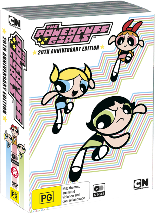 Powerpuff Girls Classic 20th Anniversary Edition - Powerpuff Girls 20th Anniversary (516x724), Png Download