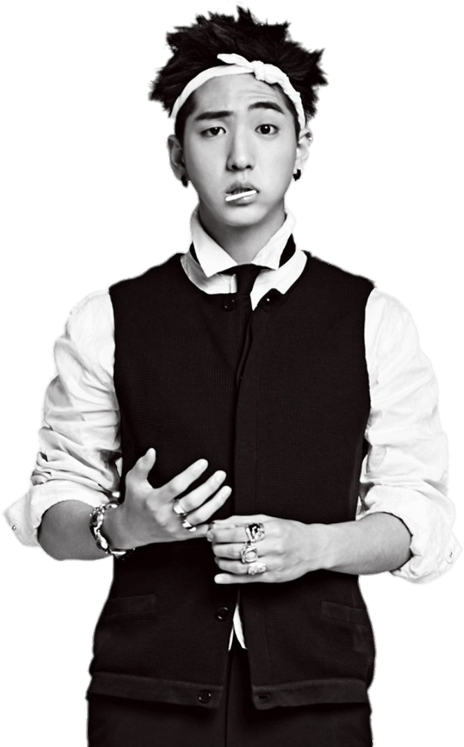 B1a4 Baro Lollypop In Mouth - B1a4 Baro 2015 (719x1080), Png Download