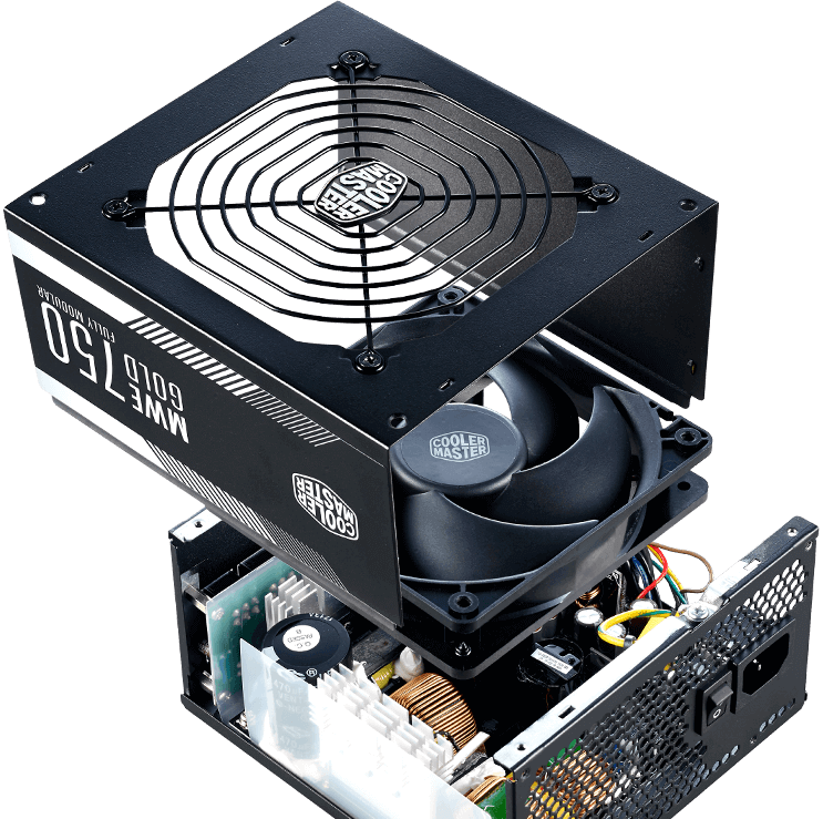 Behold The 80 Plus Gold Rated, Fully Modular Mwe Gold - Mpy 5501 Afaag Uk (743x739), Png Download