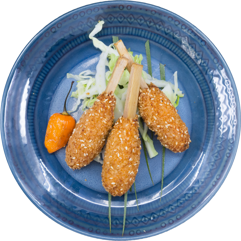 Shrimp Chao On Sugarcane Skewer2 (800x800), Png Download