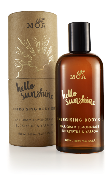 Moa Hello Sunshine Energising Body Oil 150ml (537x600), Png Download