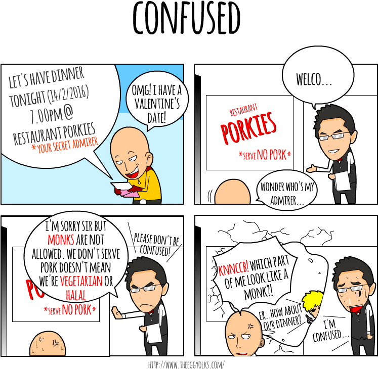 Posted By Theeggyolks At Sunday, February 14, - Comics (800x800), Png Download