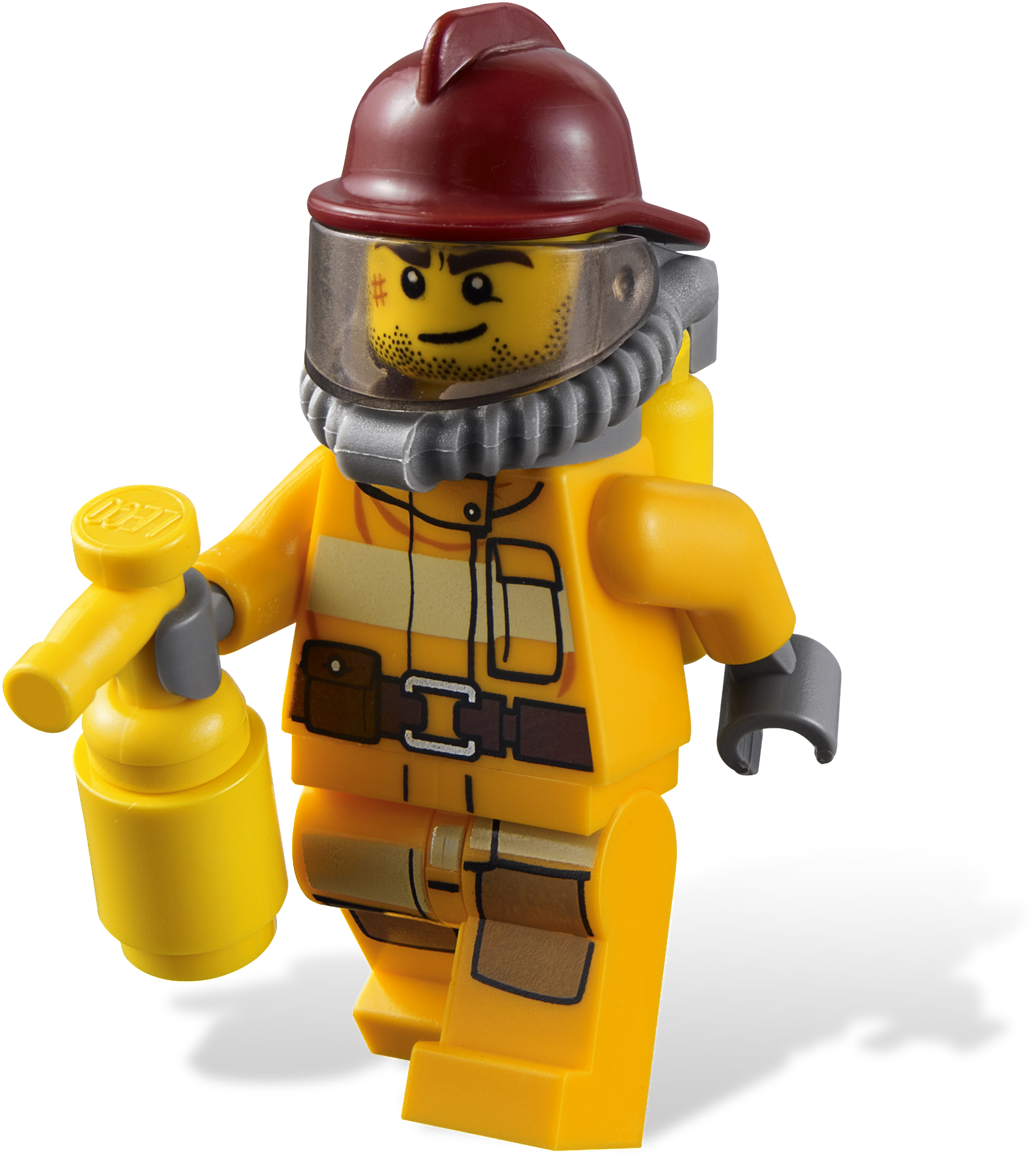 Lego Clipart Lego City - Lego Fireman Clip Art (4000x3000), Png Download