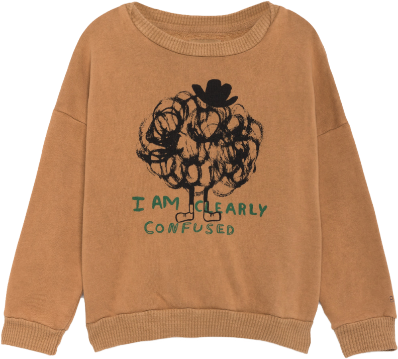 Bobo Choses Sweatshirt Clearly Confused - Clearly Confuse Round Neck Sweatshirt (960x720), Png Download