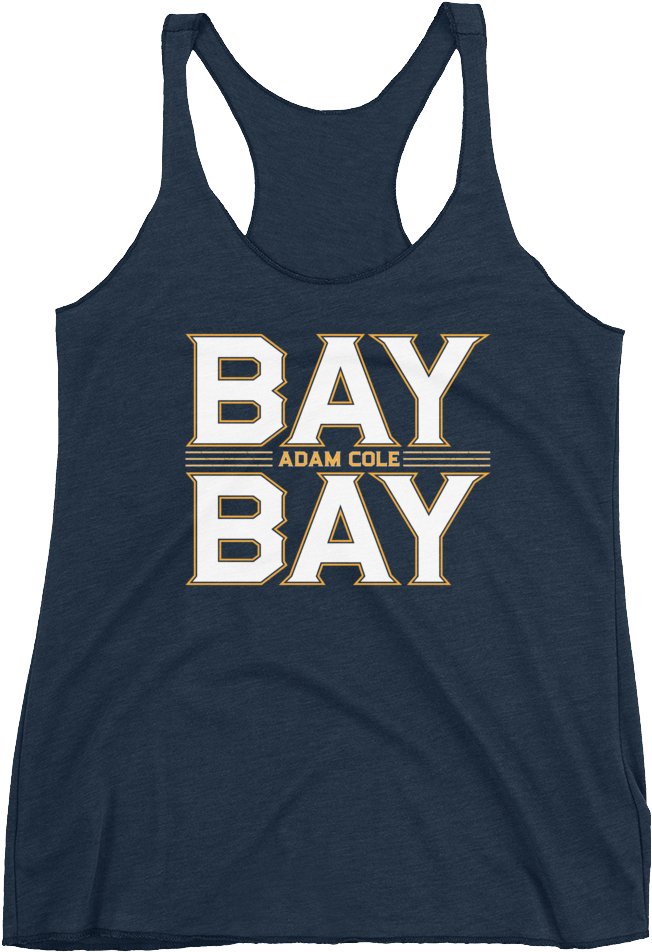 Adam Cole "bay Bay Logo" Women's Racerback Tank - Bay Bay Adam Cole (1000x1000), Png Download