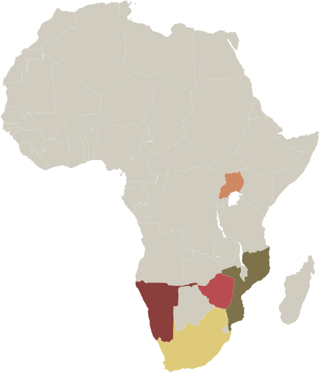 Africa Is Home To All The Dangerous And Big Game Species - German Southwest Africa Map (747x747), Png Download