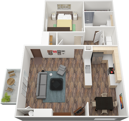 Plan A Floor Plan - Floor Plan (800x560), Png Download