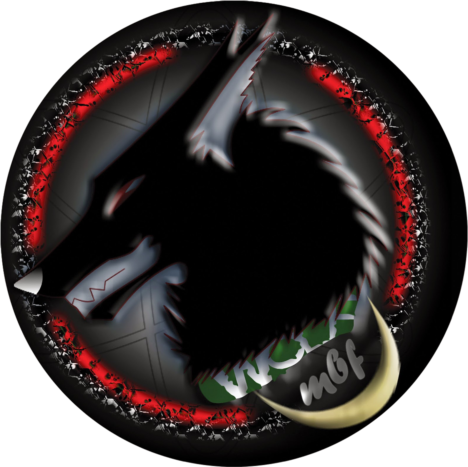 Png Abstract Wolf - Emblem (1600x1600), Png Download