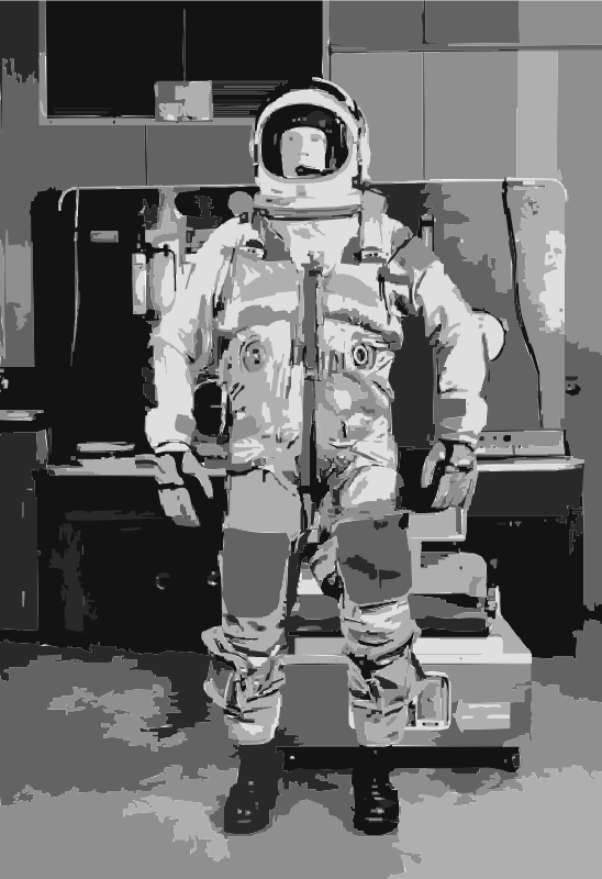 Rocket Clip Art Nasa Flight Suit Development Images (548x800), Png Download