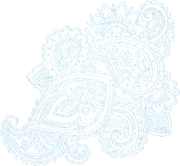 Opposers Dismythed - Paisley Background Chipboard (1pc) 95x95mm | 3.7x3.7in (600x556), Png Download