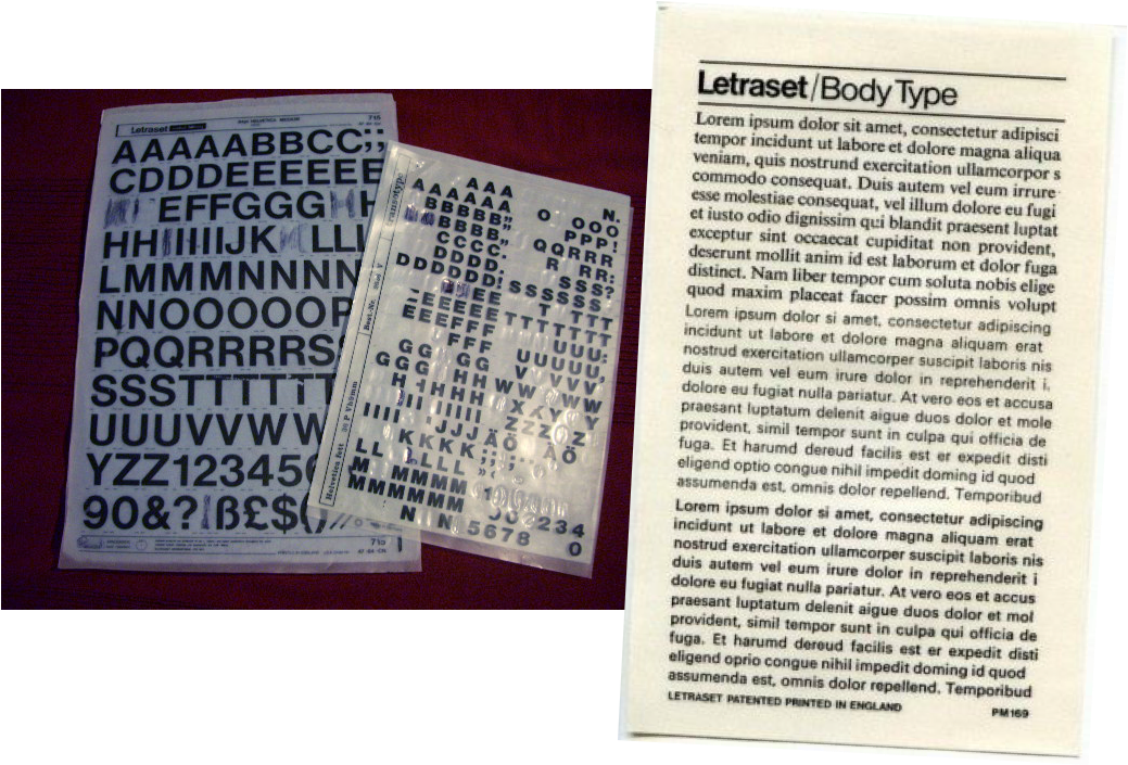 Letraset Lorem Ipsum - Throw Of The Dice By Stéphane Mallarmé,accompanied (1048x708), Png Download