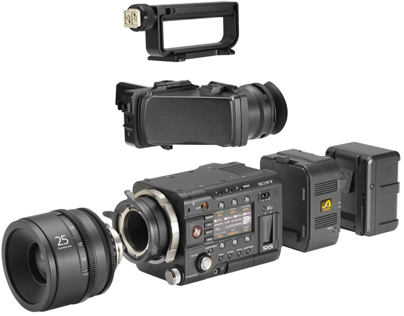 Super 35mm Equivalent 4k Single-chip Cmos Sensor With - Sony F5 Price In India (800x628), Png Download