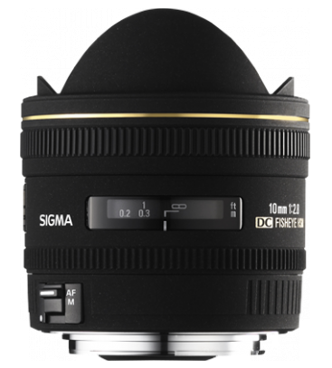 Sigma 10mm F/2.8 Ex Dc Hsm Fisheye (canon Mount) (800x547), Png Download