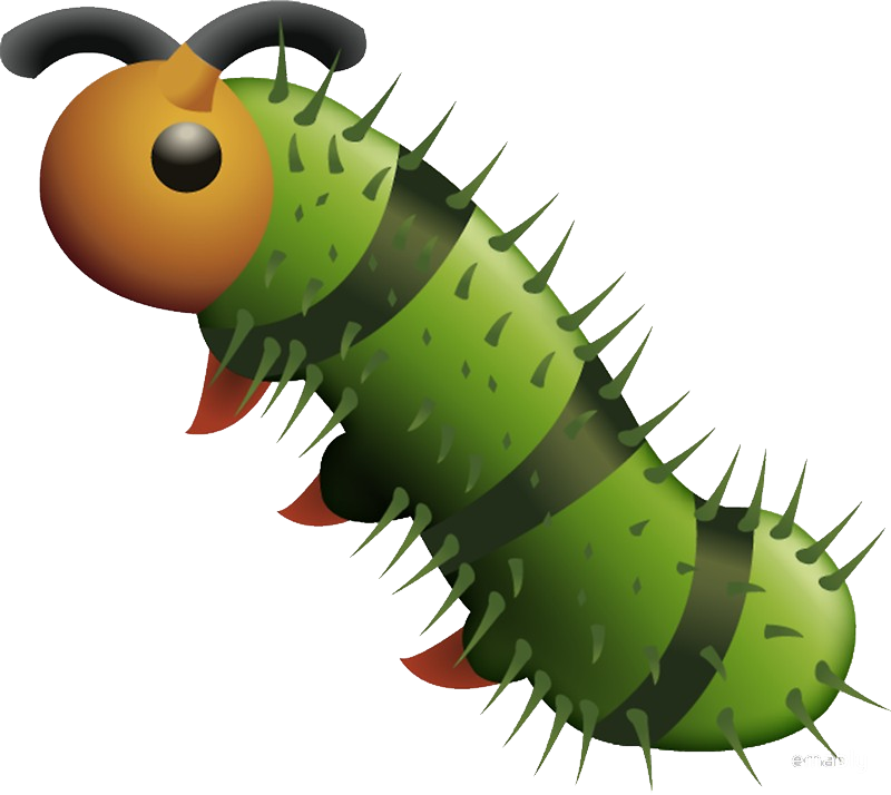 Caterpillar Png, Download Png Image With Transparent - Caterpillar Emoji Png (800x714), Png Download