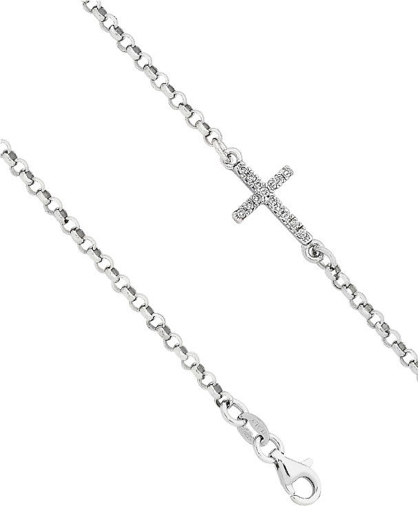 Silver Cross Png (606x774), Png Download