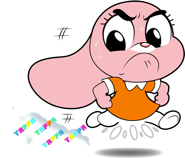 Amazing World Of Gumball Png - Amazing World Of Gumball Anais Fanart (701x602), Png Download