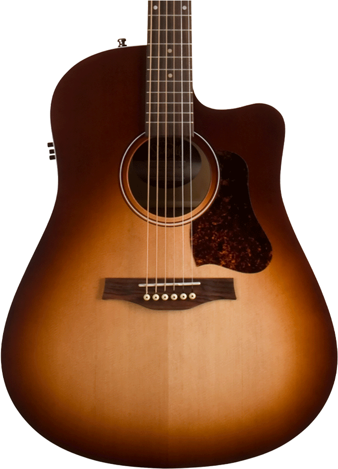 Seagull Entourage Cw Qit Acoustic-electric Guitar - Guitar (1000x1000), Png Download