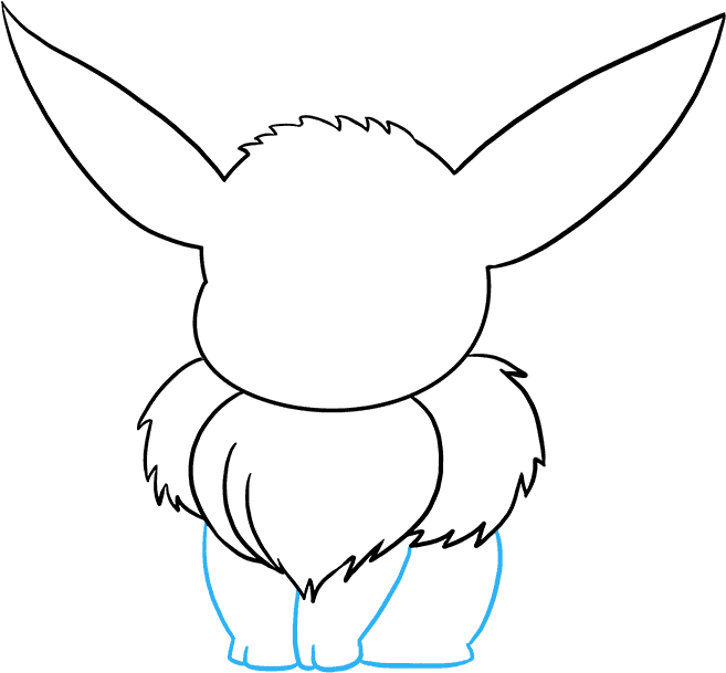 How To Draw Eevee - Eevee Drawing (680x678), Png Download