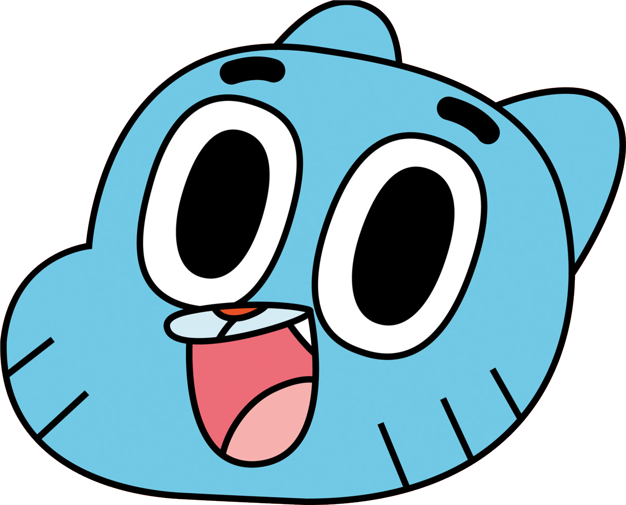 Gumball Bureaucrat - Amazing World Of Gumball Gumball Head (2446x2446), Png Download