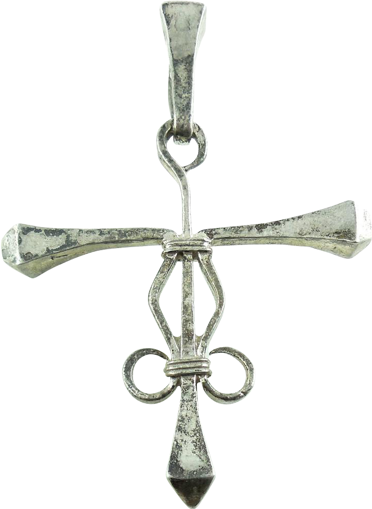 Symbolically Made Of Hand Wrought Solid Sterling Silver - Pendant (990x990), Png Download