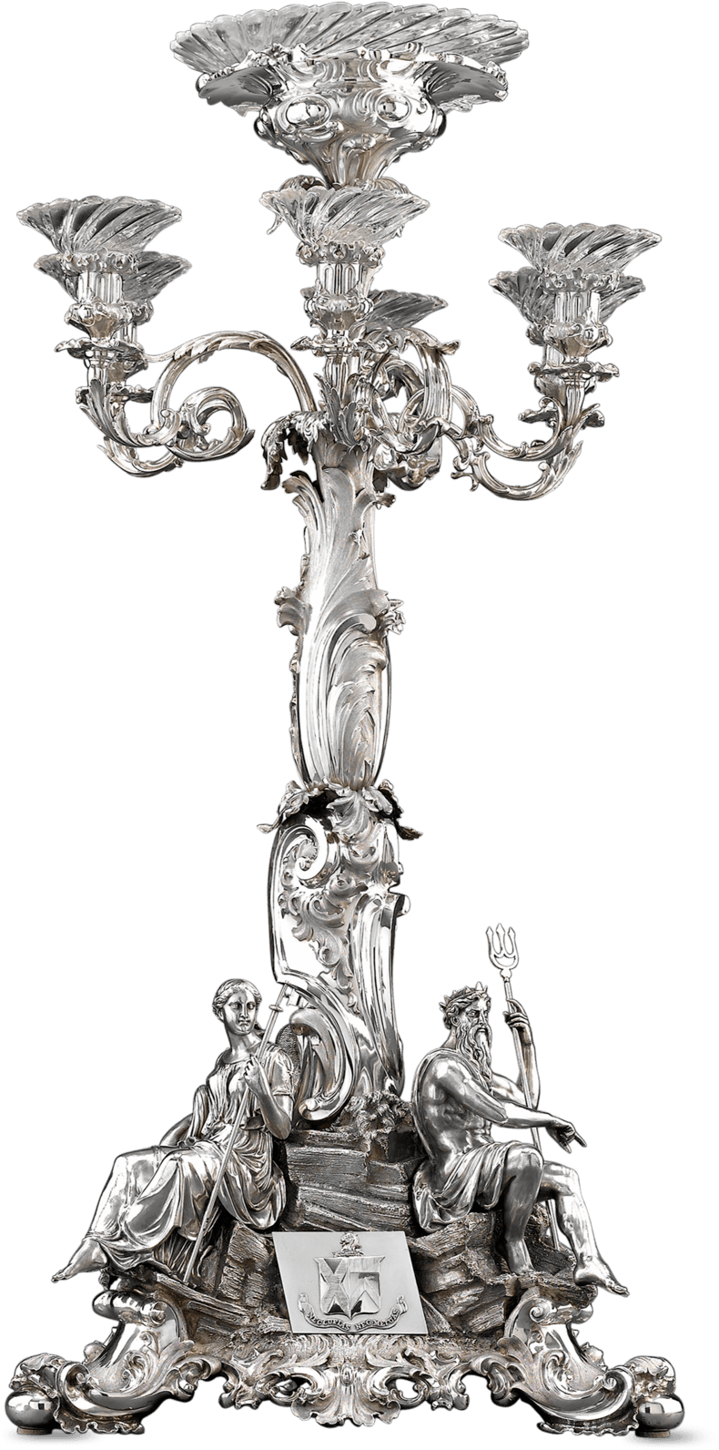 Victoria Bridge Silver Epergne - Silver (1750x1750), Png Download