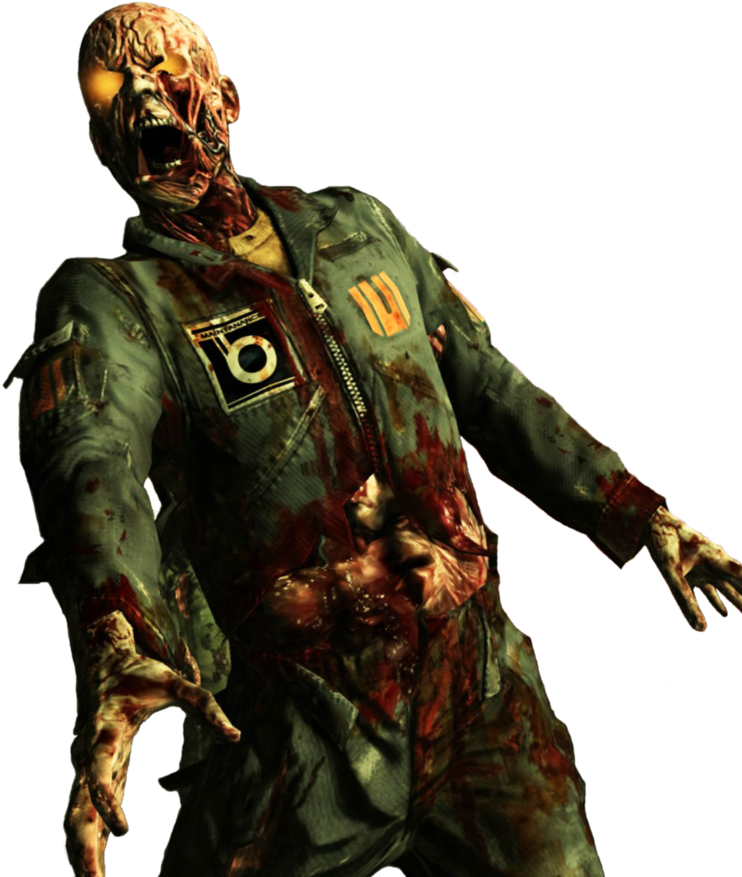 Call Of Duty - Black Ops 3 Zombie Png (843x948), Png Download