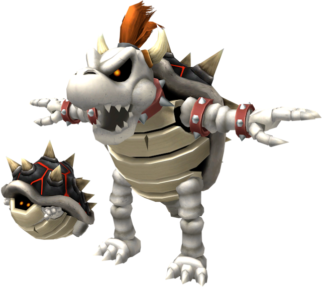 Download Zip Archive - Dry Bowser Ssbb Project M (750x650), Png Download
