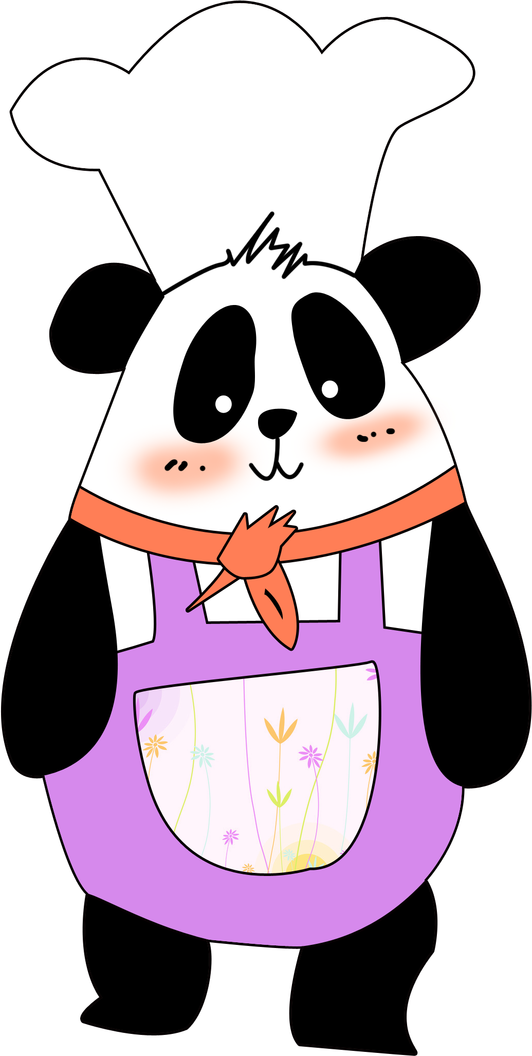 Chef Panda (1936x2592), Png Download