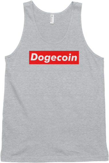 Dogecoin Tank-top Supreme Parody - Product (600x600), Png Download