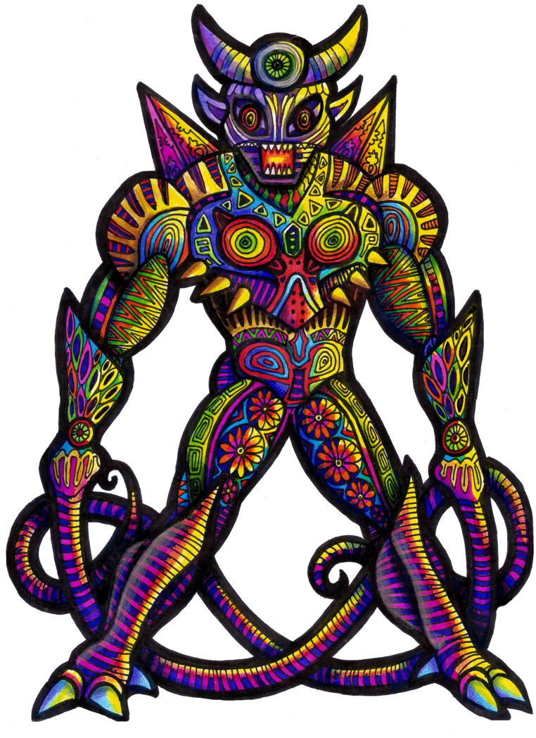 Majora S Wrath Collab - Majora's Mask Png Lines (762x1048), Png Download