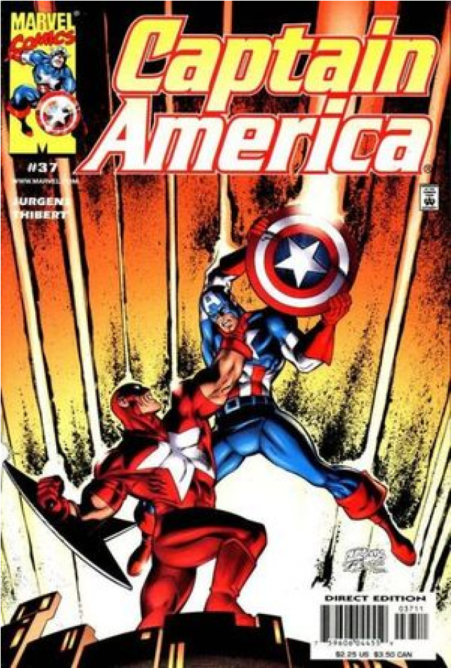 Купете Comics 2001-01 Captain America - Captain America (950x950), Png Download