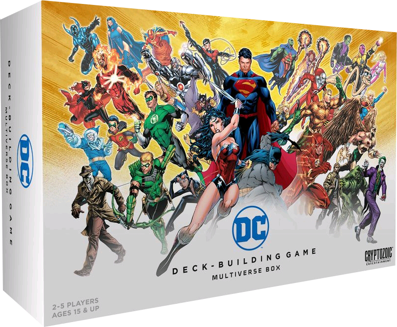 Dc Deck Building Game Multiverse Box - Dc Comics Deck Building Game Multiverse Box (804x662), Png Download