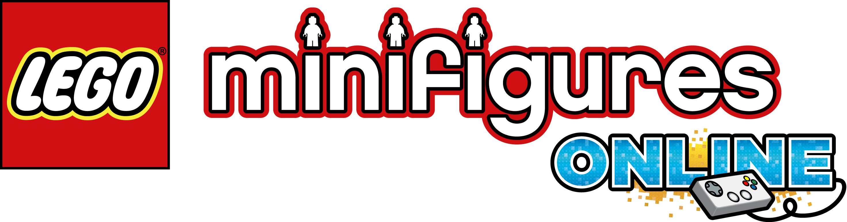 Logo For Lego Minifigures Online Copy - Lego Minifigures (dk Ultimate Sticker Collections) (2945x774), Png Download