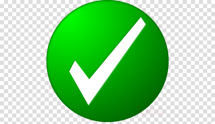Download Green Check Mark Clipart Check Mark Computer - Vinyl Stickers Decal No Smoking Warning Caution Doors (900x520), Png Download