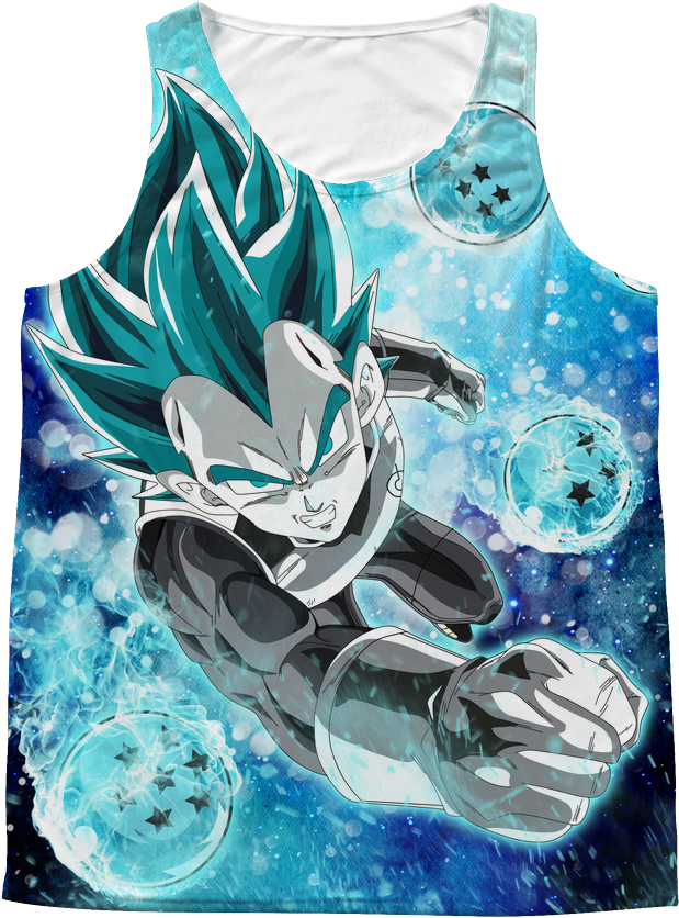 Vegeta Ssj Blue With Dragon Balls - Imagens Do Vegeta Ssj Blue (1024x1024), Png Download