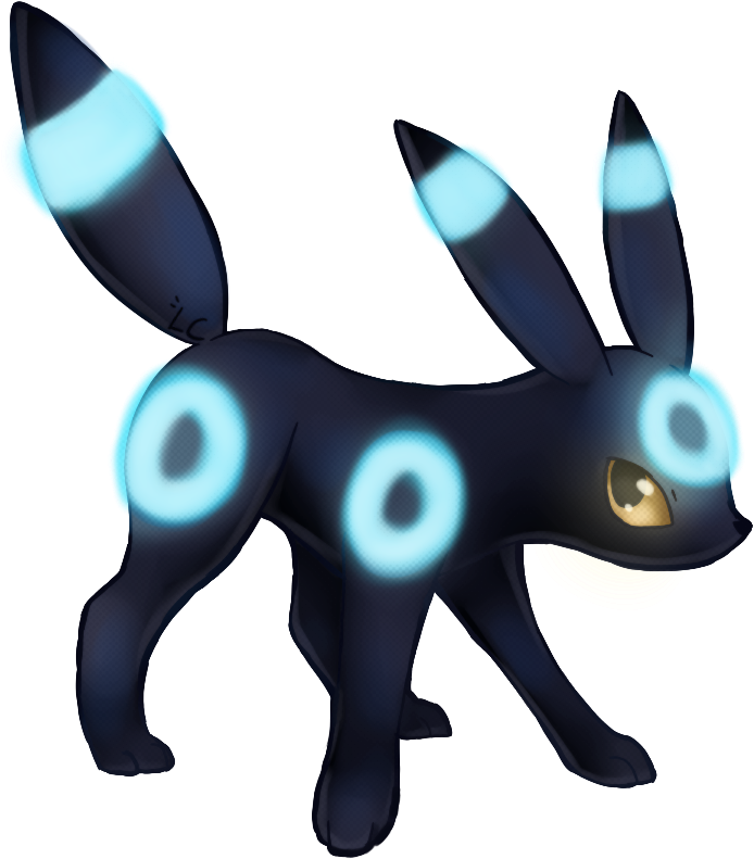 346kib, 735x869, Shiny Umbreon By Creepy Cookie-d78eeiu - Pokemon Shiny Umbreon Png (735x869), Png Download
