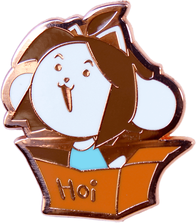 This Pin's Smooth, Hard-enamel Finish Contains No Temmie - Undertale (1024x1024), Png Download