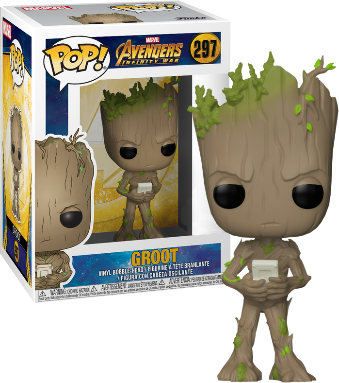 Image - Funko Pop Groot Infinity War (699x788), Png Download