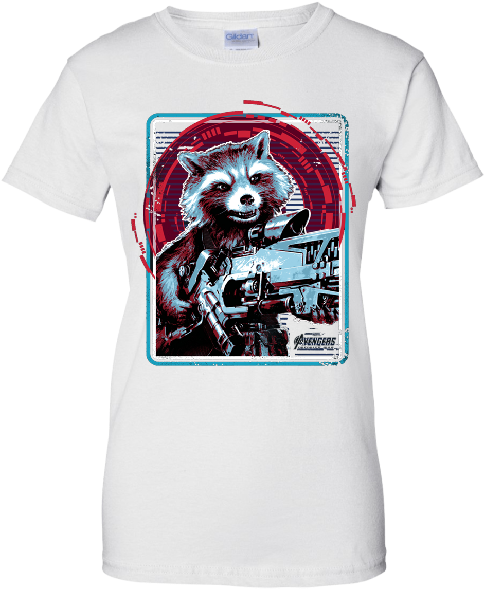 Marvel Infinity War Rocket Raccoon Digital Abstract (1155x1155), Png Download
