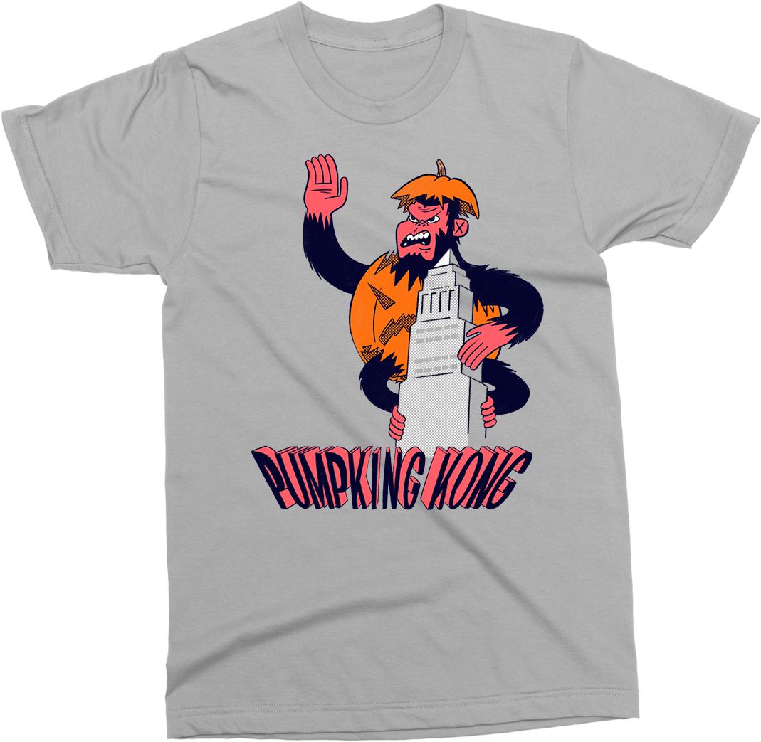 Pumpkin King Kong - T-shirt (1200x1200), Png Download