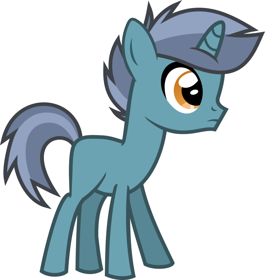 Lightningbolt, Blank Flank, Colt, Derpibooru Exclusive, - Cartoon (862x909), Png Download