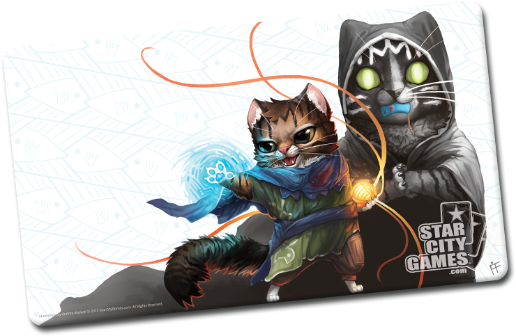 Magic Meowigins, 100 Tickets - Star City Games Playmat (800x533), Png Download