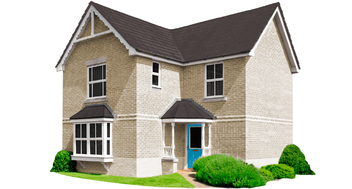 A House On A Sunny Day - House Png (713x455), Png Download