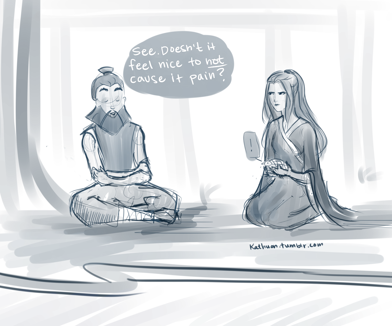 Azula's Official Therapist Http - Avatar The Last Airbender Kathuon (1280x1067), Png Download