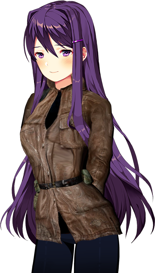Https - //i - Redd - It/c9syla6ef6l11 - Doki Doki Literature Club Yuri Render (960x960), Png Download