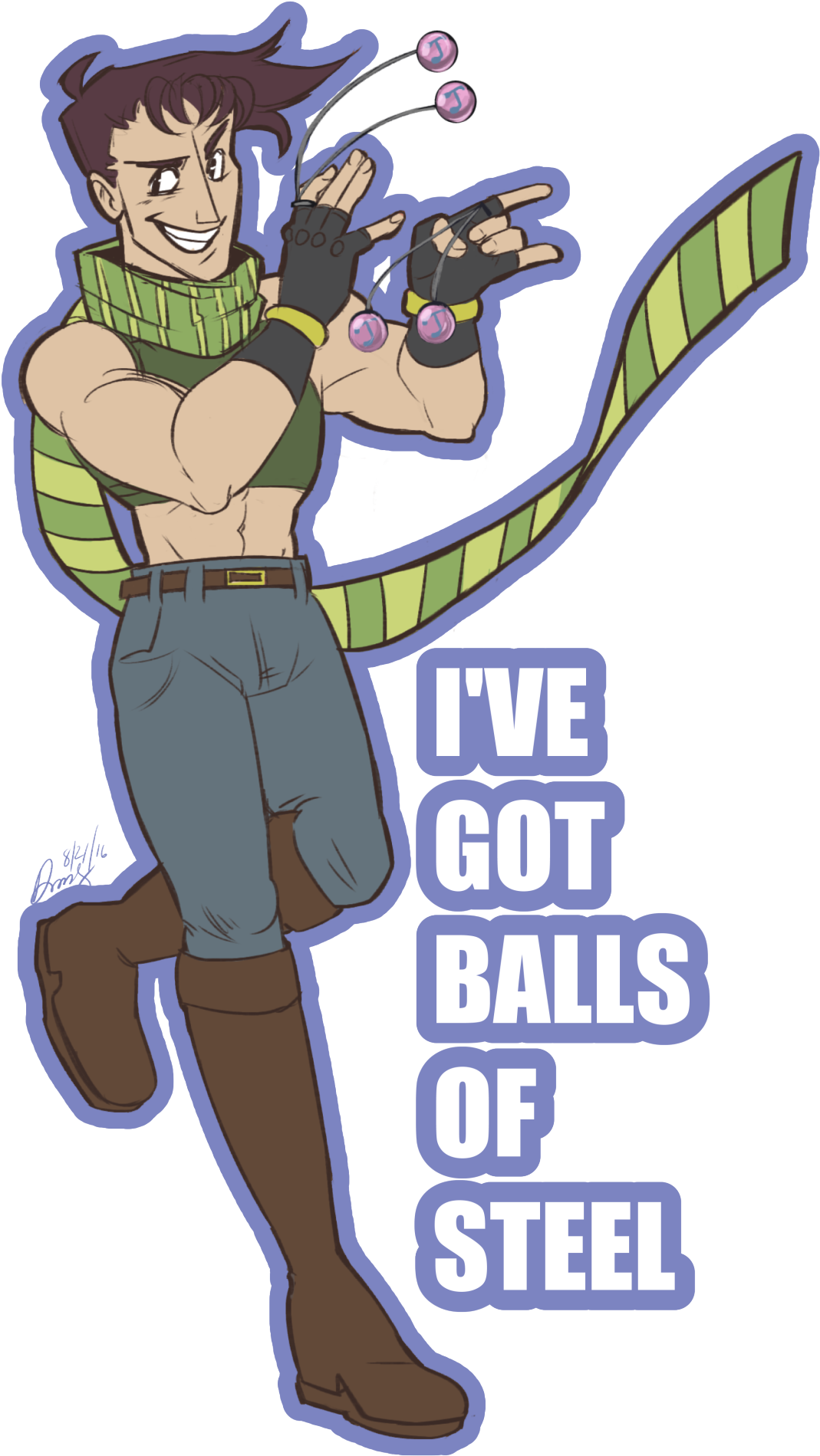 Joseph Joestar Jojo Battle Tendancy Jojos Bizarre Adventure - Bodypump (1161x1920), Png Download